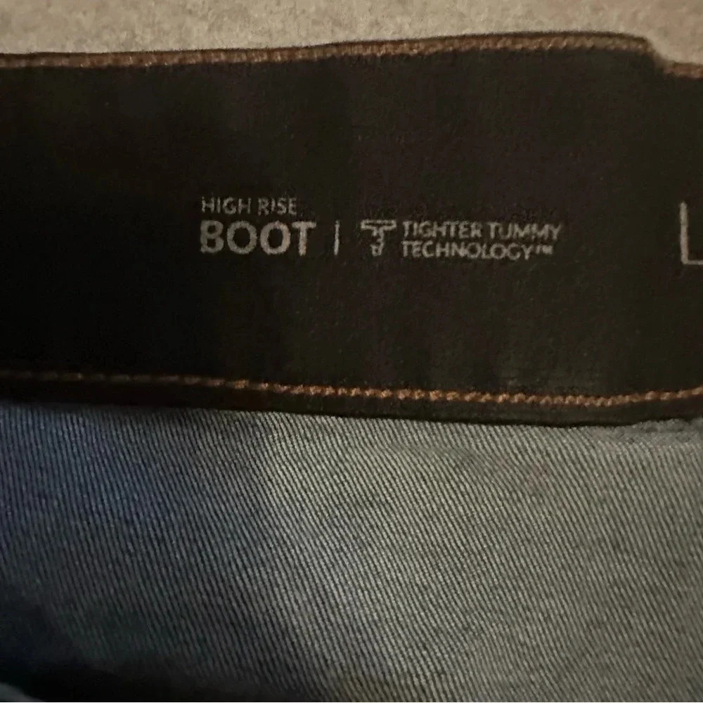 Lane Bryant Tighter Tummy High Rise Boot size 28 Short - Picture 7 of 9